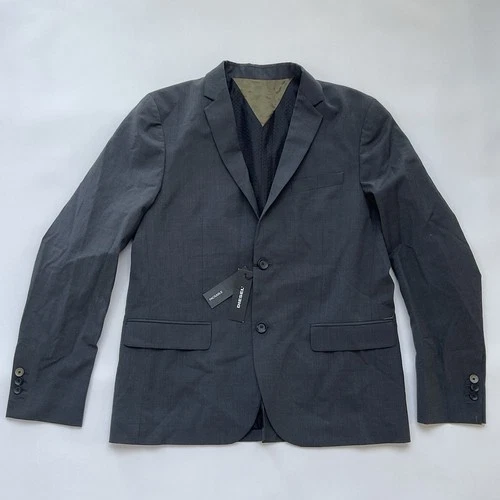 $348 Diesel Men’s J-Moyser Blazer In Grey Feature A Packable Size 52 - product listing photo