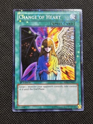 change of heart yugioh card value Change of Heart MRD-060 1st Edition Ultra Rare Yugioh TCG Card