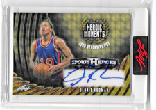 DENNIS RODMAN  2026 Leaf Sports Heroes  HEROIC MOMENTS GOLD VINYL AUTOGRAPH  1/1