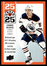2018-19 Upper Deck 25 Under Connor McDavid #U25-1