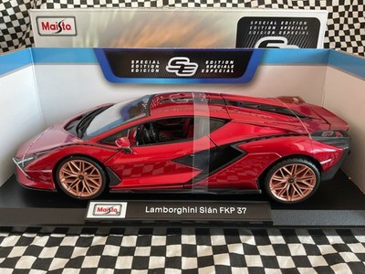 Lamborghini SIAN FKP-37 Scarlet Red Maisto Maßstab 1:18 Die-Cast Modellauto