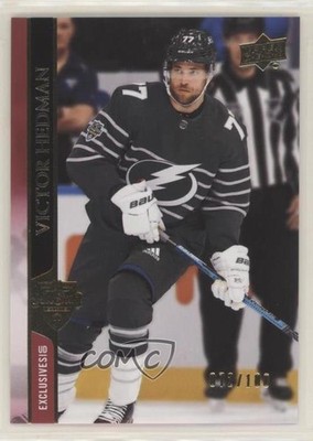 2020-21 Upper Deck Extended Series UD Exclusives /100 Victor Hedman #692 0ea8