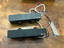 EMG Jazz Active 4 String Black Bass Pickup Set