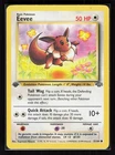 Eevee 1st Edition Common Pokemon Jungle 51/64 HP/DMG
