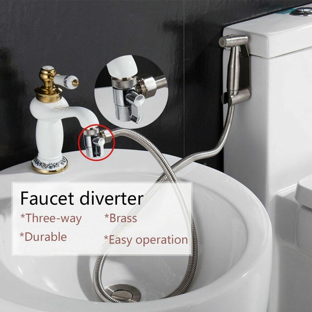 Switch Kitchen Sink Splitter Water Tap Connector Diverter Valve Faucet