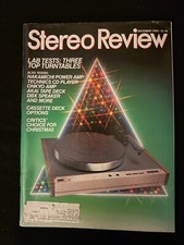 Rare Vintage Stereo Review Magazine December 1985 Top Turntables Cassette Decks