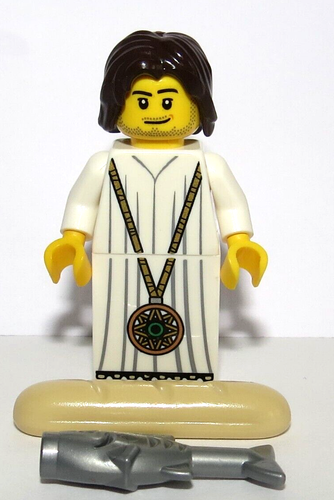 Lego Jesus Minifigur mit Brot & Fisch Ostern Weihnachten Krippe Advent Bibel  - Bild 2 von 3