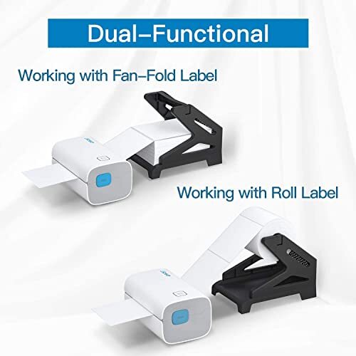 JIOSE 4x6 Label Holder - Thermal Label Holder for Rolls and Assorted Sizes - Picture 2 of 22