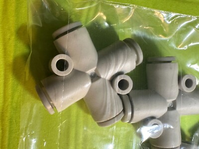 SMC KQ2TW06-00A Cross 6mm Tubing (Lot of 7pcs) New Fast Ship from USA