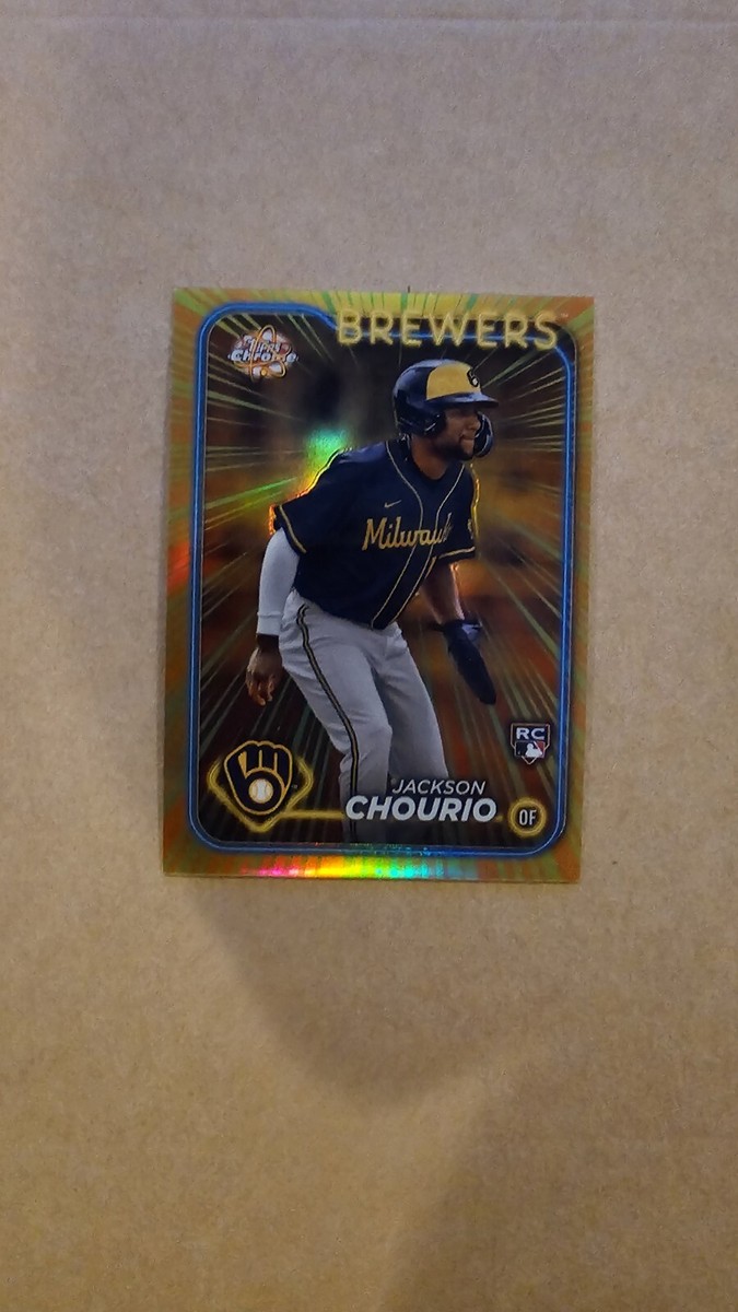 2024 Topps Chrome Jackson Chourio RC Radiating Rookies 1:747 #RR-8 