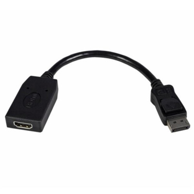 StarTech 9.4IN DisplayPort Stecker auf HDMI Buchse Grafikkarte - Schwarz