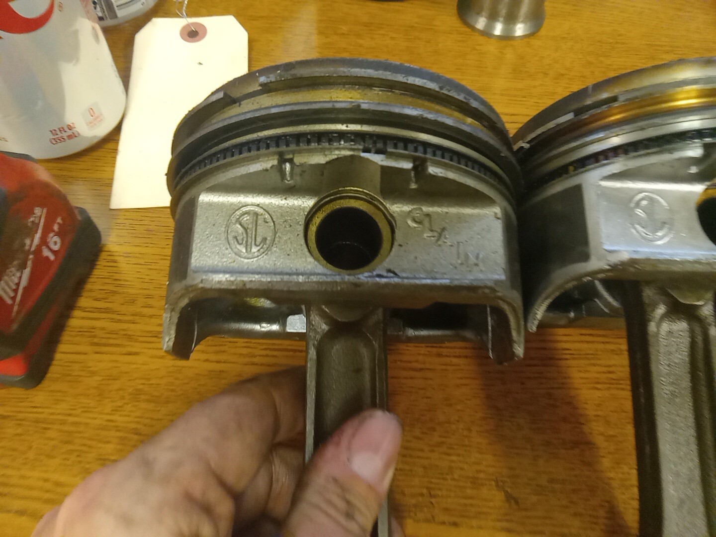 (7) SILVOLITE CLAIMER SBC PISTONS AND SBC RODS ARP STUDS eBay