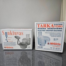 SET OF MIGIRIS  electric grater  Bulviu Tarka maszynka ciorka + Pulp Squeezer
