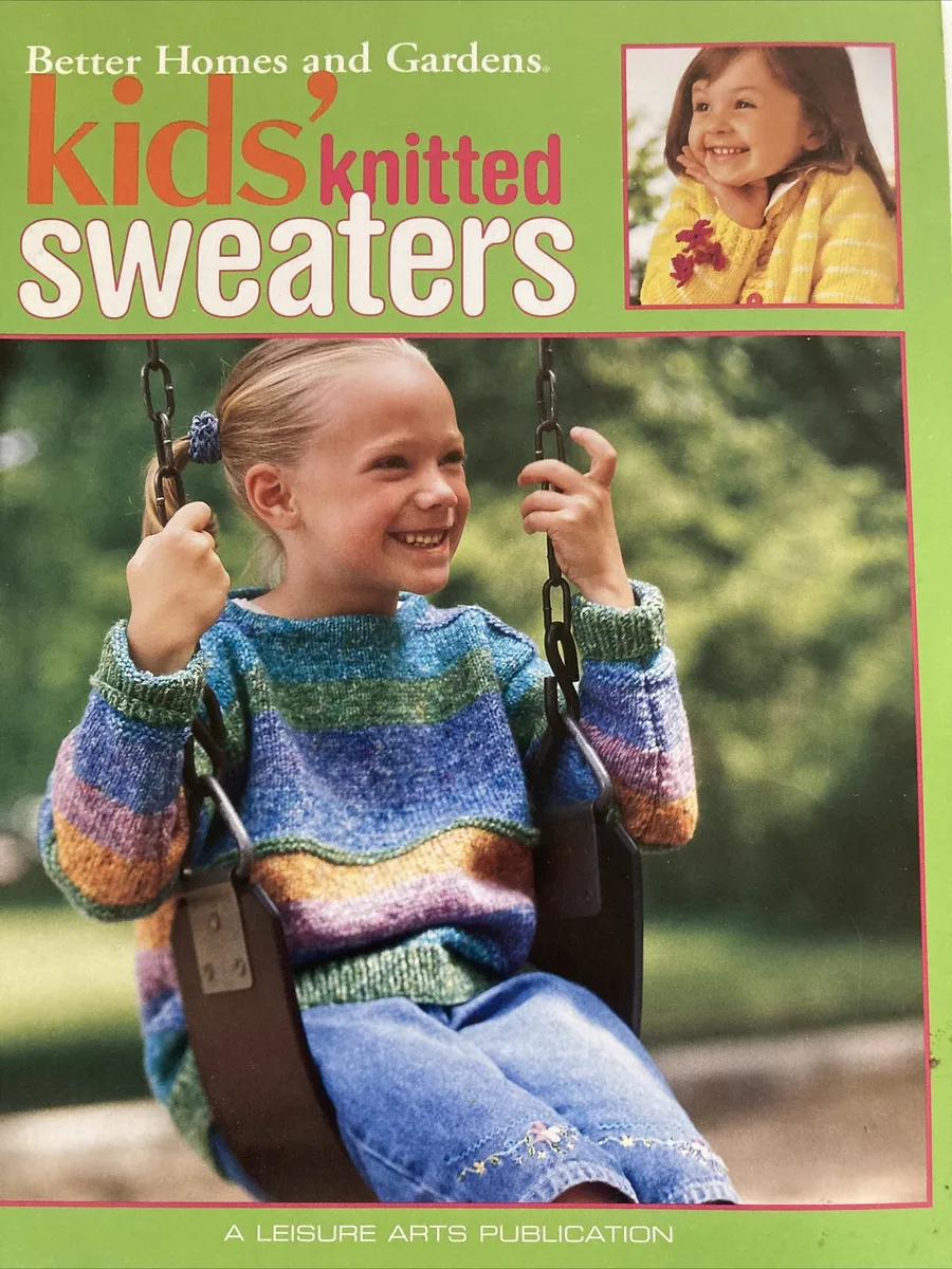 Vintage Knitting Book: Kids' Knitted Sweaters by Better Homes and Gardens