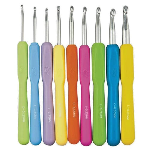 Boye 6" Ergonomic Crochet Hooks  crochet comfortably