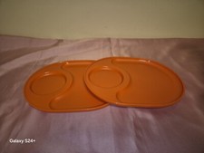Tupperware 2x Kinderteller Rot NEU