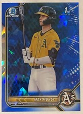 2022 Bowman Chrome Sapphire Max Muncy Athletics (Mint)