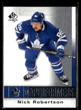2020-21 SP Authentic Top Performers Nick Robertson Toronto Maple Leafs #TP-NR