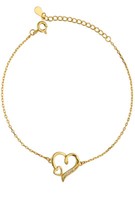 925 Silber Herz Gold Armband Schmuck Geschenk FüR Frauen Damen Ehefrau Freundin