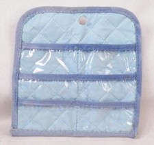 Shoe Bag Case for Barbie  Fashion Doll Clones Blue Plastic Hanging Storage 1