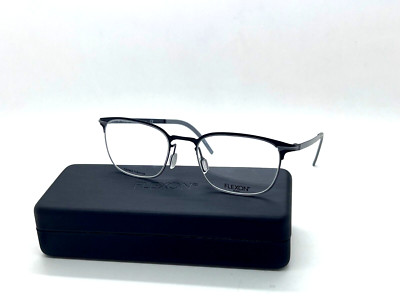 FLEXON B2007 001 BLACK 50-19-145MM FLEXIBLE TITANIUM  OPTICAL EYEGLASSES FRAME