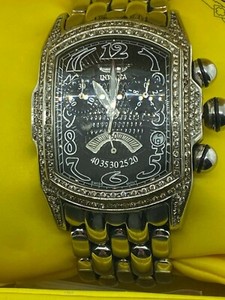 invicta black face watch