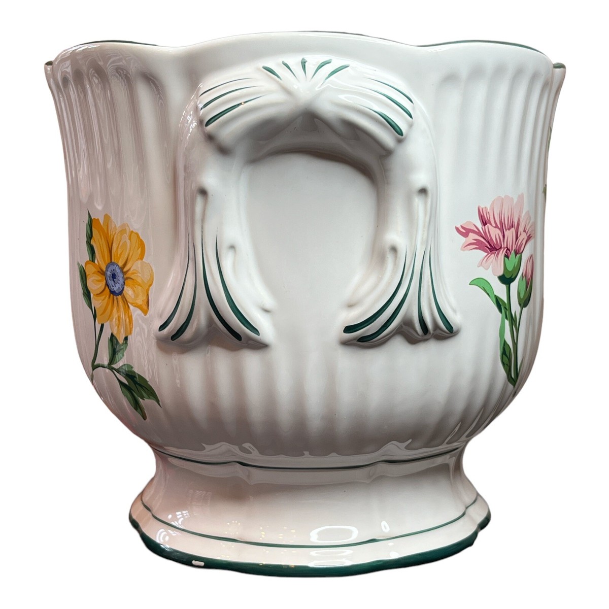 Vntg Tiffany & Co. Sinatra Cachepot Porcelain Jardiniere Planter