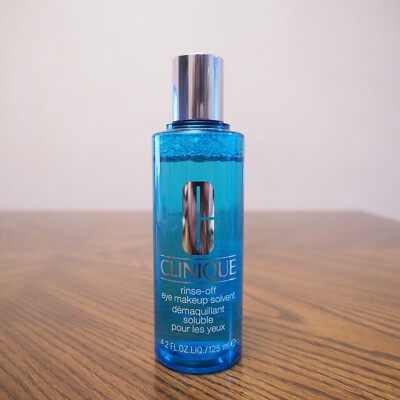 New CLINIQUE Rinse-Off Eye Makeup Solvent 4.2 Fl Oz / 125 Ml