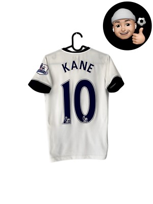 2015 2016 Tottenham Kane Puma Vintage Home Soccer Jersey Shirt Kids Boys Youths