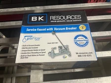 New BK Resources BKSF-WB1 Heavy Duty Service Faucet with Vacuum Breaker