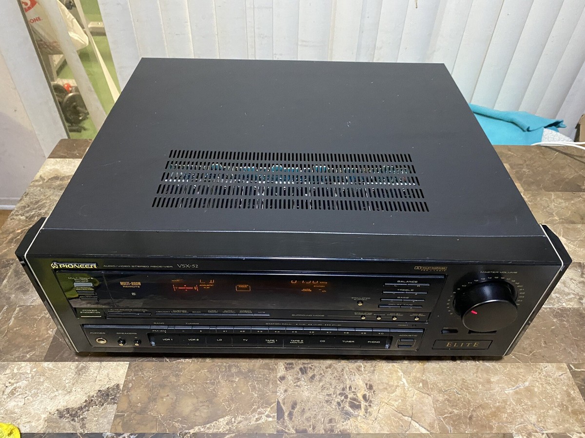 Pioneer Elite VSX-52 5.1 Home Theater Stereo Receiver Japan -FOR