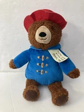 15" KOHL'S CARES FOR KIDS BROWN- PADDINGTON BEAR BLUE JACKET RED HAT PLUSH