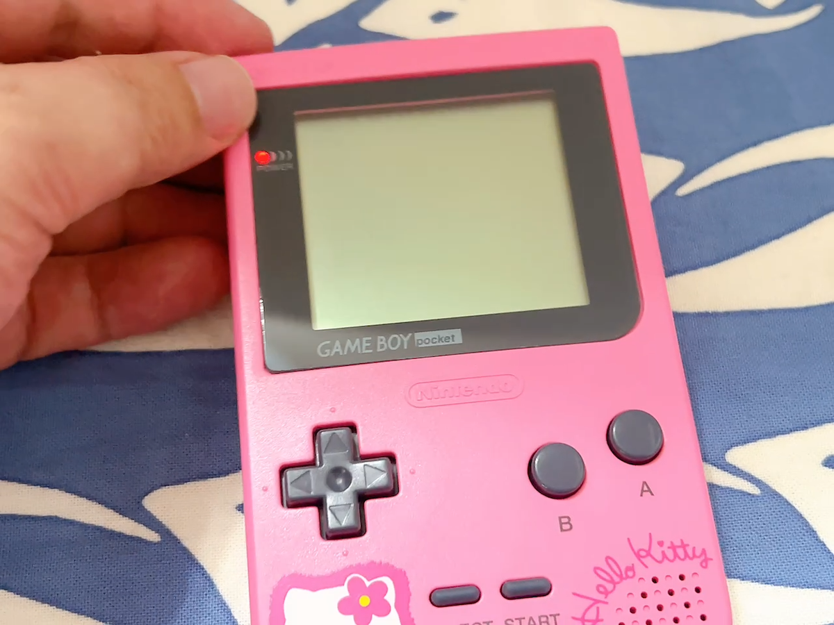 Nintendo Hello Kitty 携帯型ゲーム機 1998年製 ハローキティ - 任天堂 ポケットハローキティ万歩計 レア レトロ