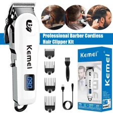 Professional Trimmer Hair Clippers Cutting Beard Cordless Barber Shaving Machine