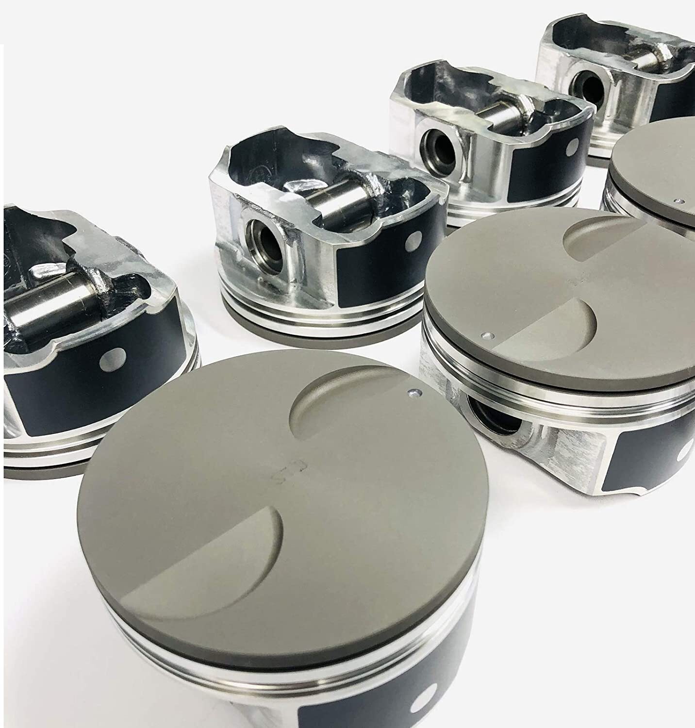 MORESA Hypereutectic Flat Top 2vr Pistons+MOLY Rings 200709 Chevy GM 6