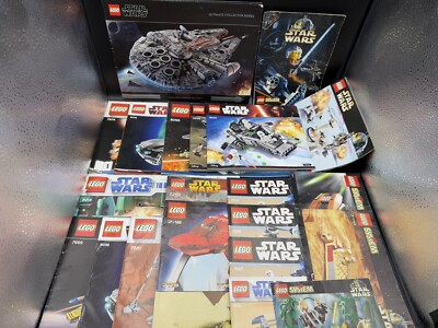 Großes Konvolut Lego Star Wars Anleitungen / Bücher / Prospekte X21