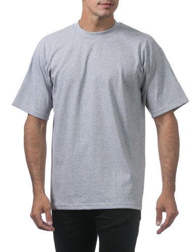 Pro Club Men's Heavyweight Cotton Short Sleeve Crew Neck T-Shirt - 25 Colors - Picture 47 of 127