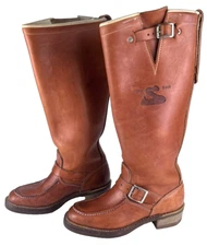 Vintage 7D Men's Leather “The Snake Boot”  Good year, Oil Proof Tread Boots