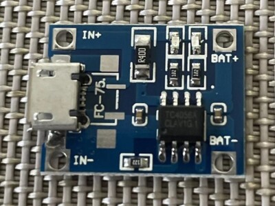 Battery Charger Board TP4056 Micro USB Lithium Battery Charging Module 1A