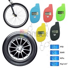 Mini Keychain LCD Digital Car Tyre Tire Wheel Air Pressure Gauge Tester Portable