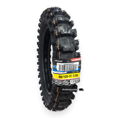 KLX110 4st 遠心クラッチ スノータイヤ 札幌市 Dunlop 80/100-12 Rear Tire MX34 Dirt Bike KLX110 CRF110 TTR110