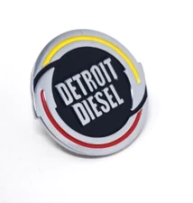 Detroit Diesel truck emblem kenworth hat pin peterbilt mack metal engine
