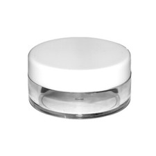 3ml 5ml 10ml 20ml Empty Round Plastic Cosmetic Container Sample Pot Jar Travel!!