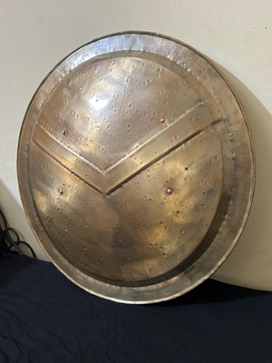 Medieval Spartan Shield 300 King Leonidas Battle Shield Knight Armor 18 Gauge