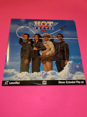 Hot Shots! - Fullscreen NTSC LaserDisc - VG/NM - with Charlie Sheen & Jon Cryer