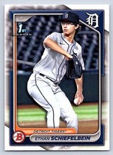 ETHAN SCHIEFELBEIN  TIGERS  RC 1st card  2024 BOWMAN DRAFT #BD-7