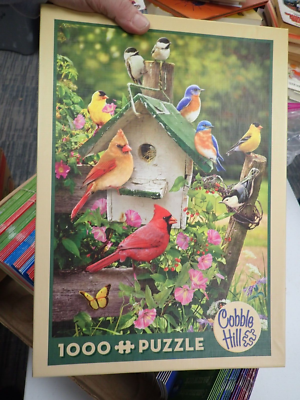 Birds Of The Season 1000 Piece Puzzle - Cobble Hill Premium Quality With Poster