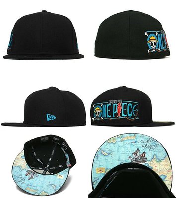 NEW ERA 59fifty ONE PIECE - MAP- BASEBALL CAP - BLUE | eBay