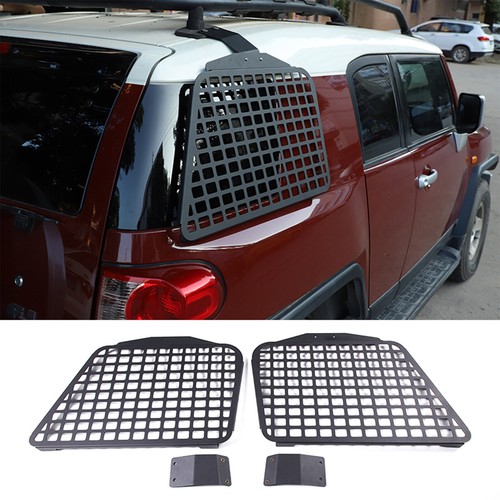 Fits 2007-2014 Toyota FJ Cruiser Side Window MOLLE Panel Guard Grille Bracket - Picture 4 of 13