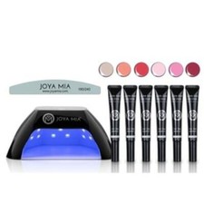 JOYA MIA One Step Gel Nail Starter Kit 20W LED Lamp + 6 Gels